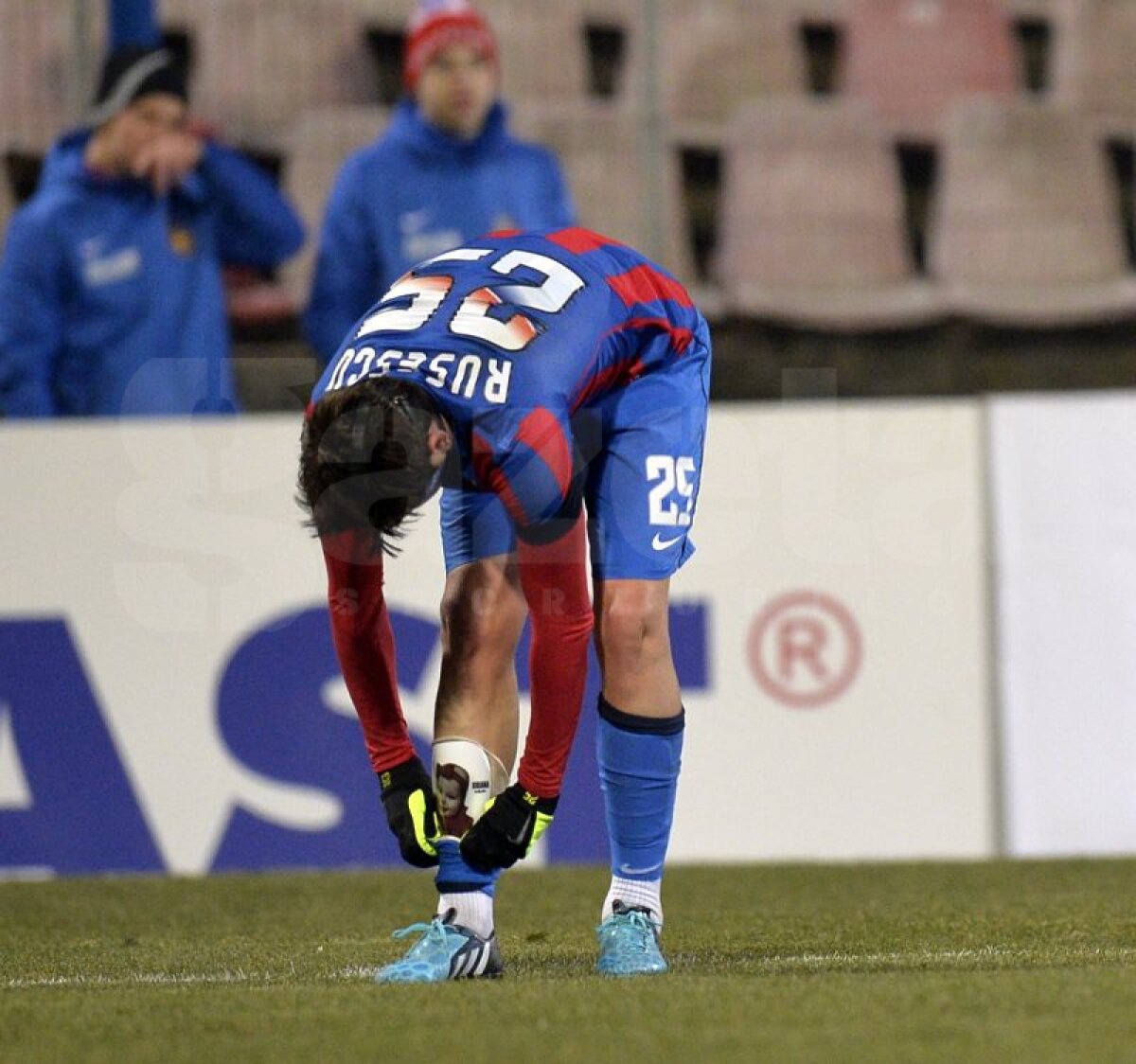 FOTO Raul Rusescu a avut un mod inedit de a sărbători golul înscris în faţa Astrei