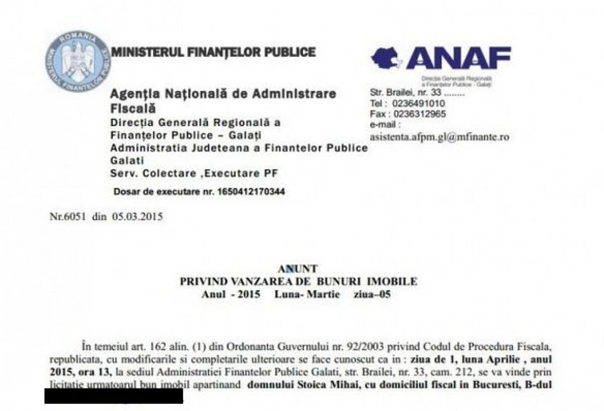 FOTO Probleme uriaşe pentru Mihai Stoica după gratii » Fiscul îi dă lovitura de graţie