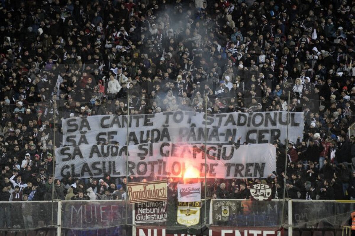 FOTO «Virusul» Rapid face ravagii printre străinii transferaţi în iarnă :) "Nu cred că am văzut o galerie mai pasionată ca cea din Giuleşti"