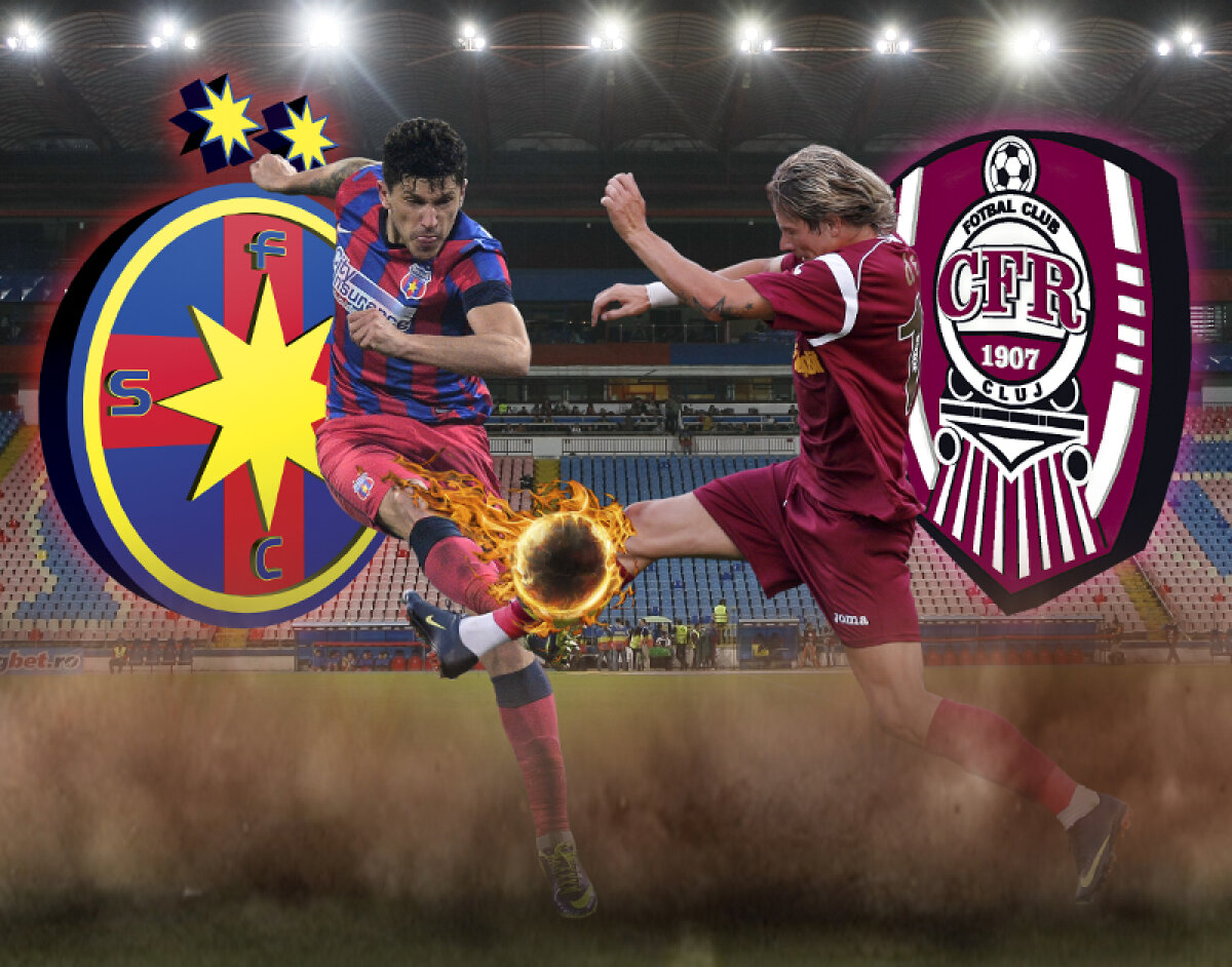 VIDEO şi FOTO » Steaua - CFR Cluj 1-0 » Victorie chinuită adusă de George Ţucudean
