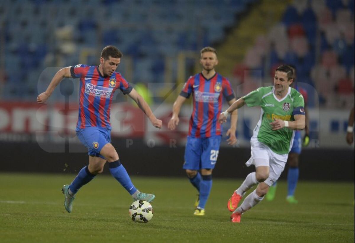 VIDEO şi FOTO » Steaua - CFR Cluj 1-0 » Victorie chinuită adusă de George Ţucudean