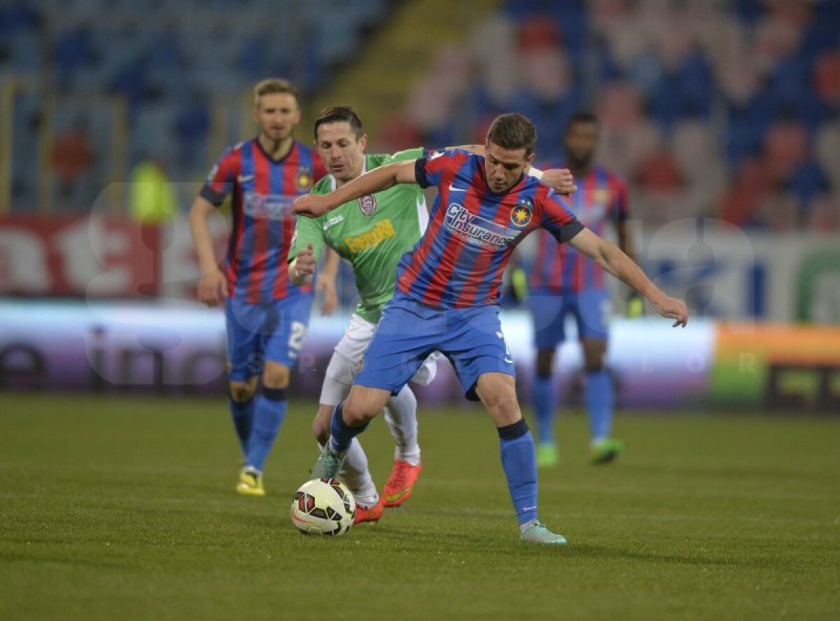VIDEO şi FOTO » Steaua - CFR Cluj 1-0 » Victorie chinuită adusă de George Ţucudean