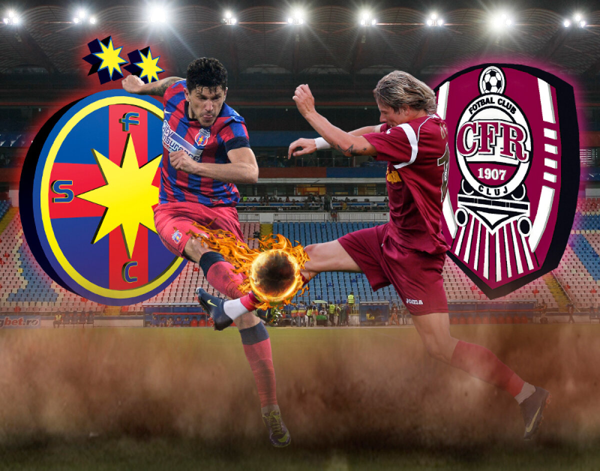 VIDEO şi FOTO » Steaua - CFR Cluj 1-0 » Victorie chinuită adusă de George Ţucudean