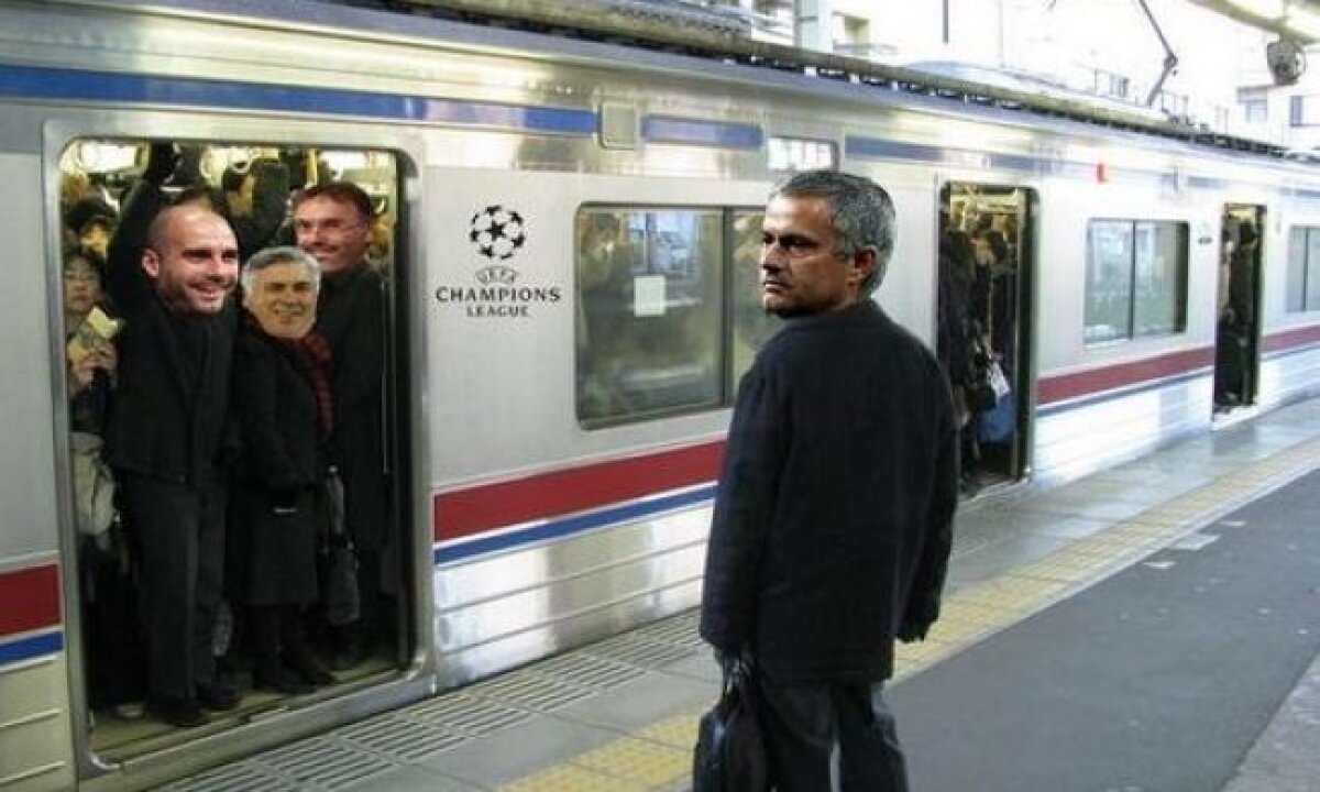FOTO Jose Mourinho, ironizat pe reţelele de socializare după ce PSG l-a scos din Liga Campionilor