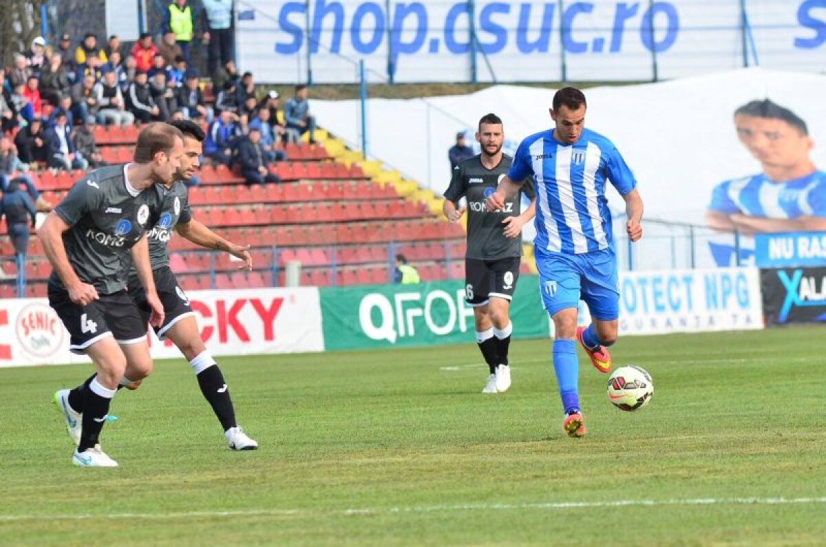 VIDEO şi FOTO » Pe terenul îngrozitor din Bănie, CS U a bifat al treilea meci fără victorie: 1-1 cu Gaz Metan