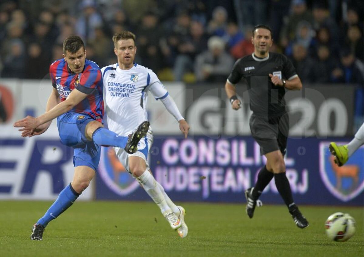 FOTO şi VIDEO Gorjenii şi-au luat revanşa » Steaua a pierdut la Pandurii acasă, scor 1-3