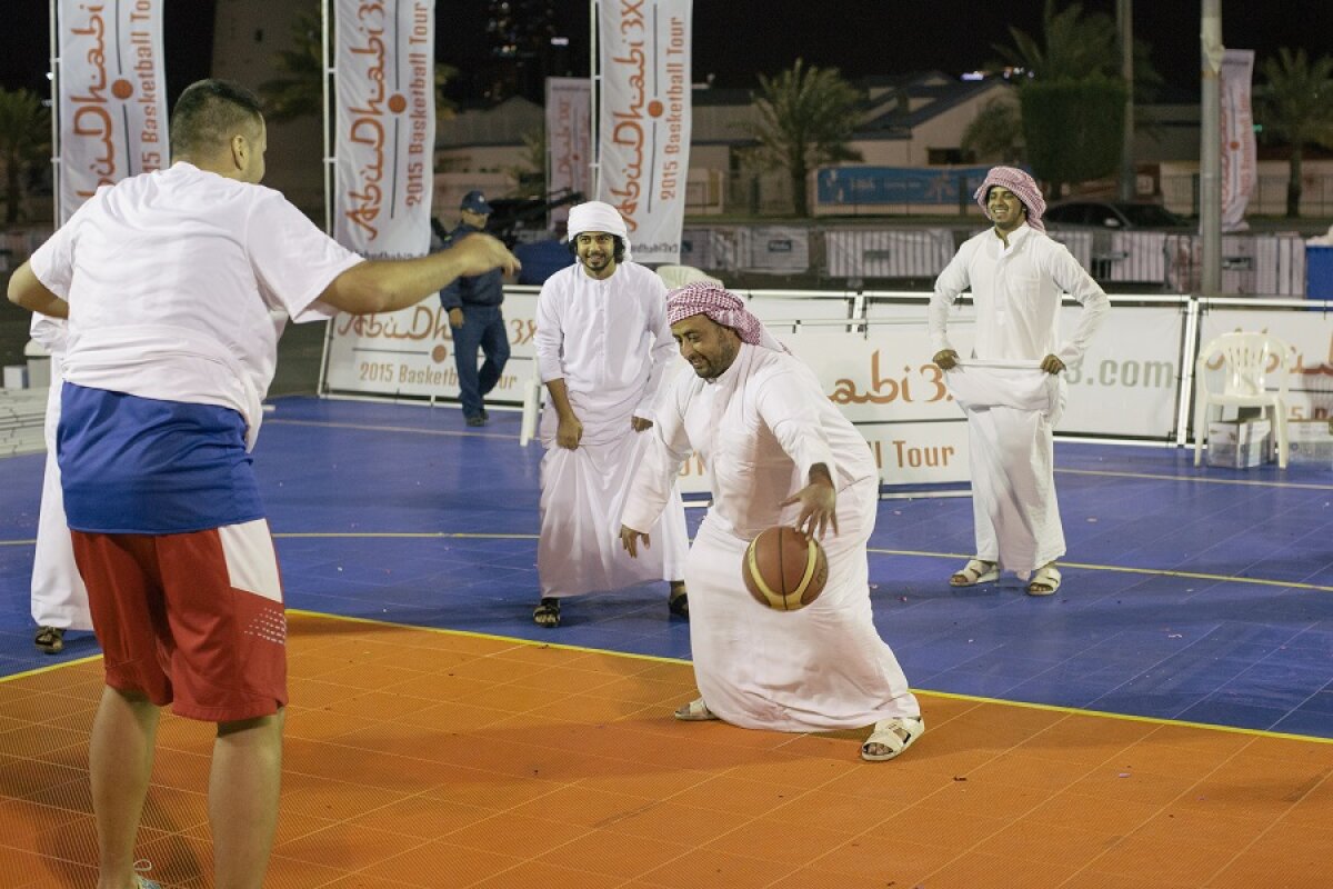 GALERIE FOTO Campionul European la 3x3, Angel Santana, i-a cucerit şi pe arabi