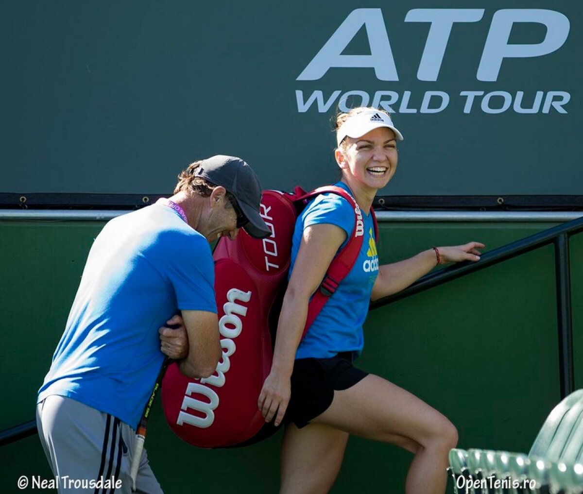 FOTO Un nou antrenor pentru Simona Halep? I-a pregătit pe Lleyton Hewitt şi Andre Agassi, iar acum o ajută pe româncă