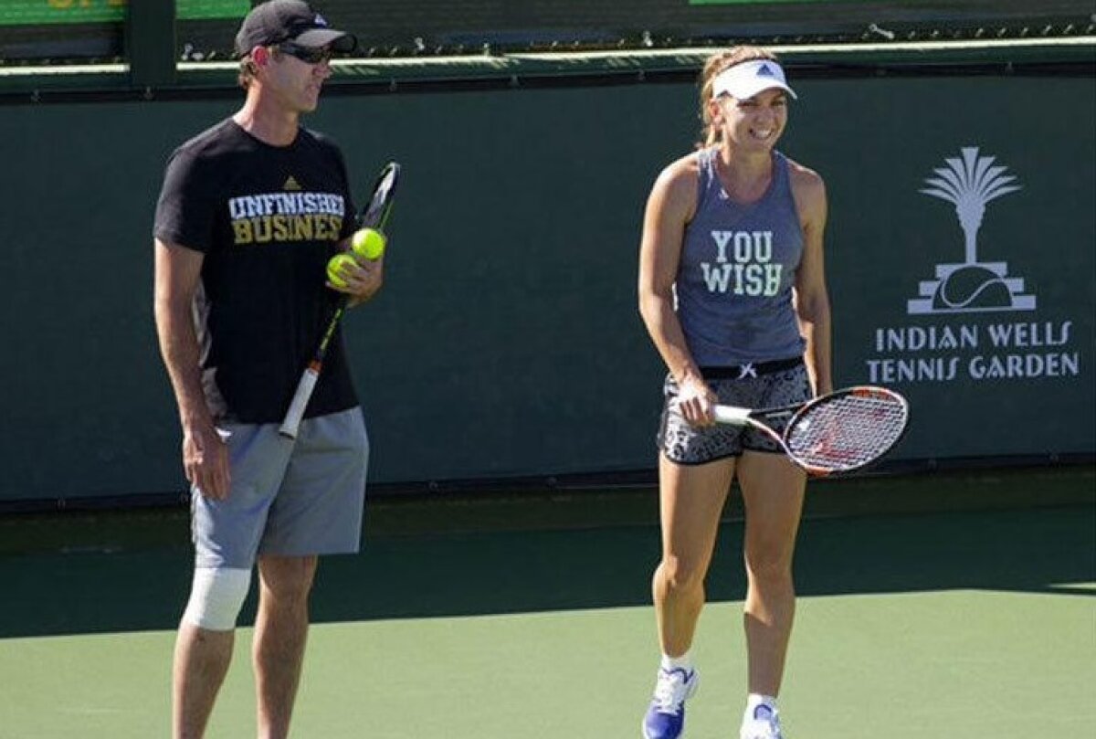 FOTO Un nou antrenor pentru Simona Halep? I-a pregătit pe Lleyton Hewitt şi Andre Agassi, iar acum o ajută pe româncă