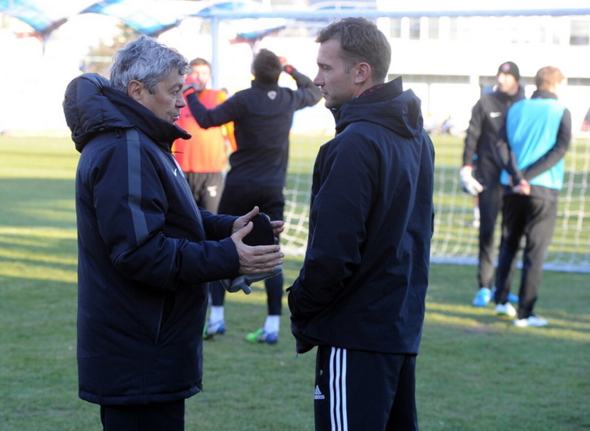 FOTO şi VIDEO Invitat de marcă pentru Mircea Lucescu » Antrenament sub privirile legendei marii rivale