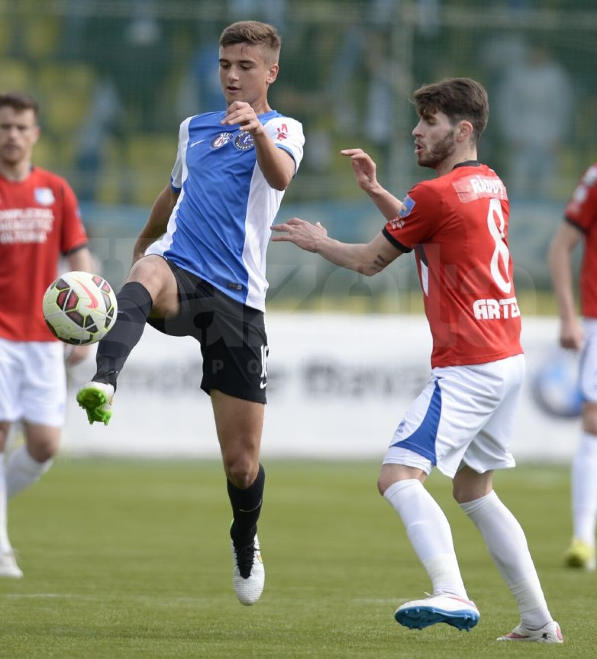 VIDEO şi FOTO » Viitorul - Pandurii 4-0 » Gică Hagi l-a surclasat pe Iordănescu jr. şi se apropie de Europa League