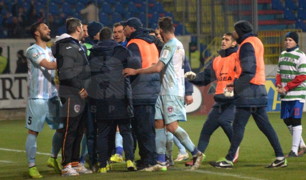 FOTO Scandal la Botoşani » Silviu Ilie, aproape să o încaseze de la Leo Grozavu