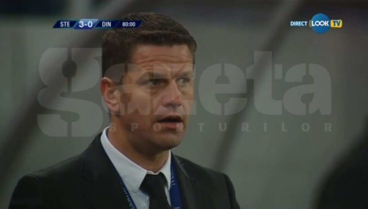 FOTO Fără replică! Moment genial surprins de camerele de luat vederi la Braşov - Dinamo » Flavius Stoican a repetat gestul şi la meciul cu Steaua