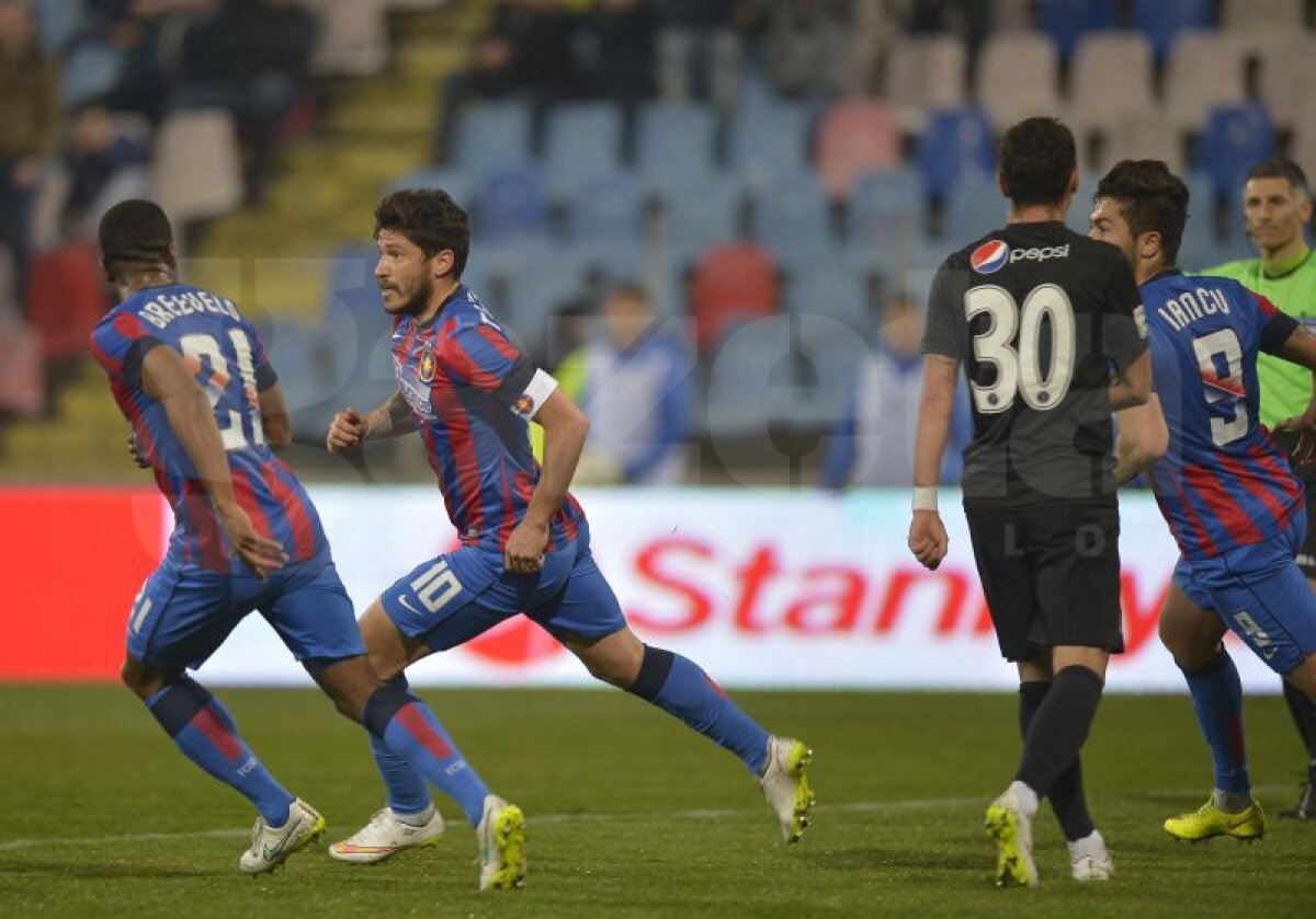 VIDEO şi FOTO Viitorul cenușiu » Steaua învinge la scor echipa "Regelui", 4-1, dar campionii n-au arătat deloc bine 80 de minute