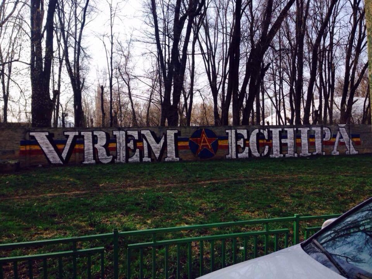 FOTO Nu renunţă la protest! Suporterii Stelei au transmis un mesaj celor de la MApN într-un mod inedit