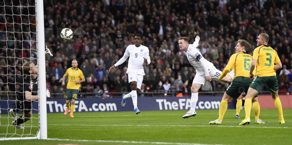 VIDEO Giedrius Arlauskis a luat 4 goluri de la naţionala Angliei! Pe Wembley au mai jucat doi fotbalişti din Liga 1