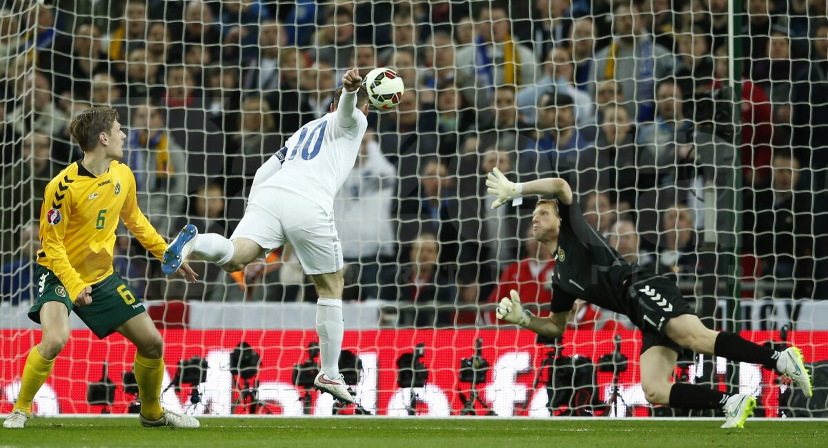 VIDEO Giedrius Arlauskis a luat 4 goluri de la naţionala Angliei! Pe Wembley au mai jucat doi fotbalişti din Liga 1