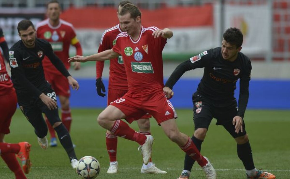 VIDEO şi FOTO Roş-albii au plecat în genunchi din Ungaria » Debrecen a făcut instrucţie cu Dinamo, scor 6-0