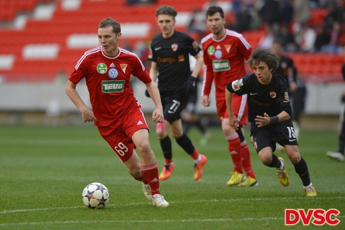 VIDEO şi FOTO Roş-albii au plecat în genunchi din Ungaria » Debrecen a făcut instrucţie cu Dinamo, scor 6-0