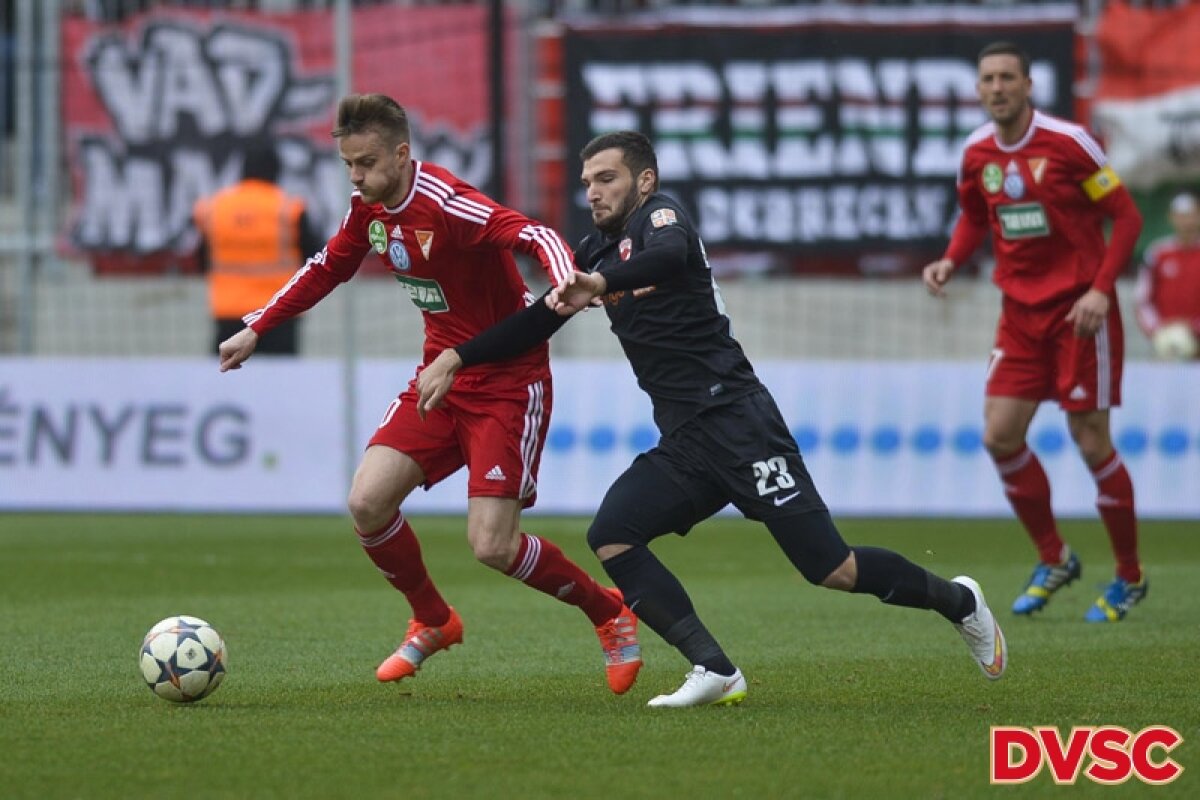 VIDEO şi FOTO Roş-albii au plecat în genunchi din Ungaria » Debrecen a făcut instrucţie cu Dinamo, scor 6-0