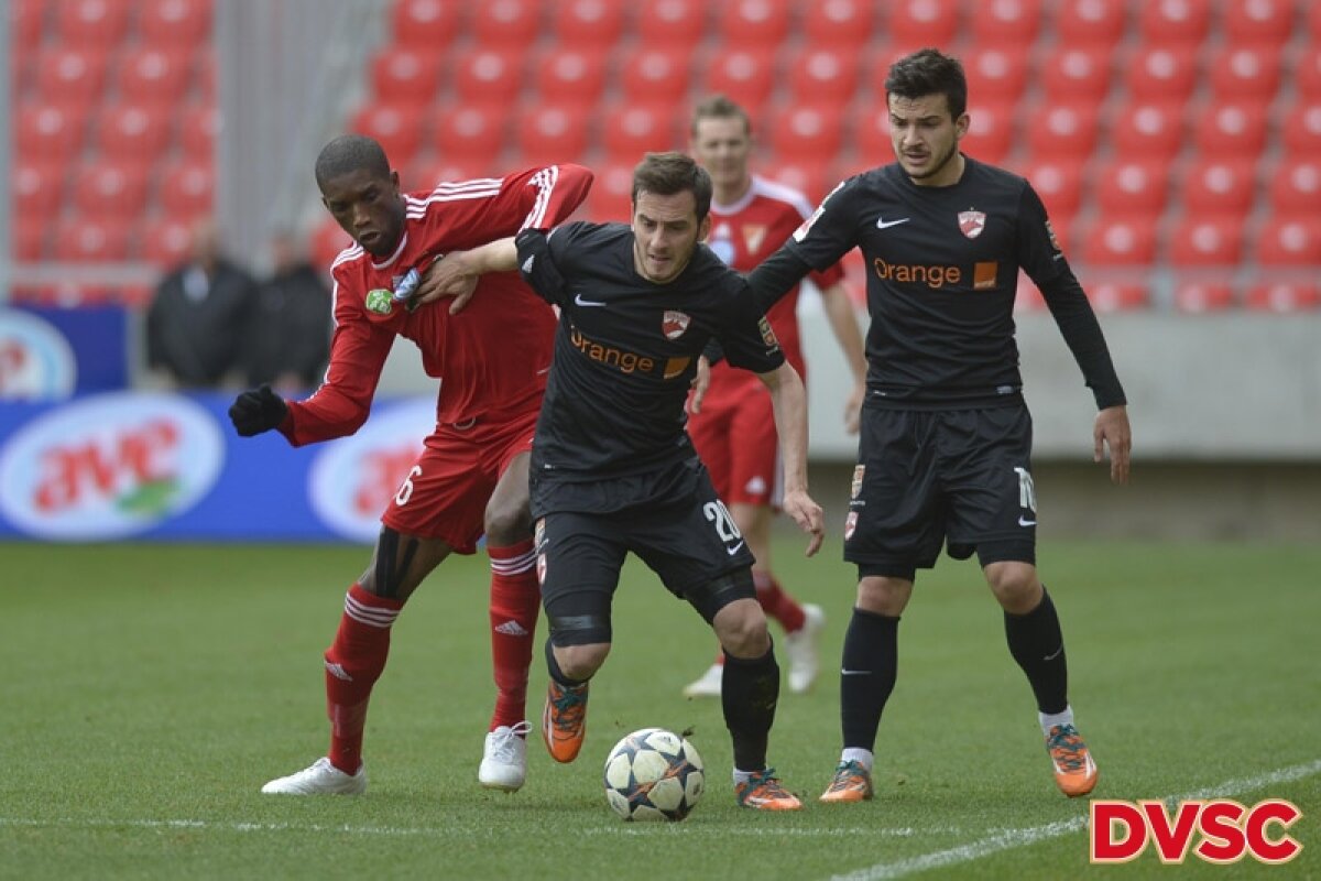 VIDEO şi FOTO Roş-albii au plecat în genunchi din Ungaria » Debrecen a făcut instrucţie cu Dinamo, scor 6-0