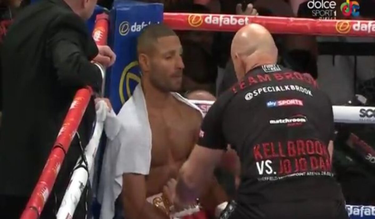 FOTO şi VIDEO » Demolat la Sheffield! JoJo Dan n-a avut nici o şansă în faţa lui Kell Brook şi a abandonat
