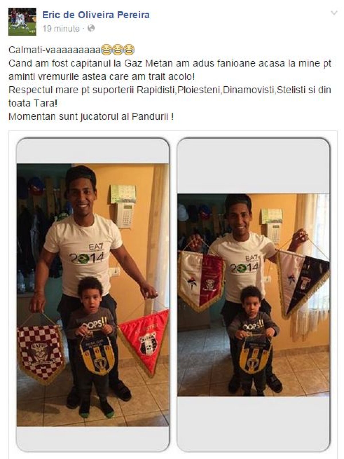 UPDATE » Ce spune Eric despre poza care a creat discuţii pe Facebook