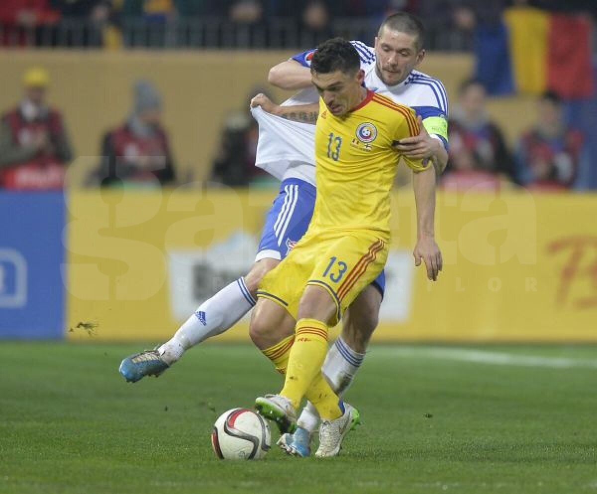 VIDEO + FOTO Chin şi Keşeru » Golgeterul Ligii 1 salvează "naţionala" de un rezultat ruşinos: România - Insulele Feroe 1-0