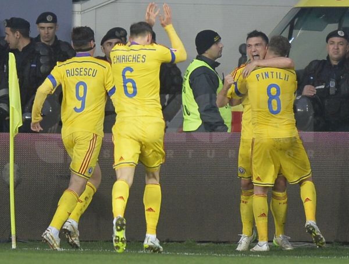 VIDEO + FOTO Chin şi Keşeru » Golgeterul Ligii 1 salvează "naţionala" de un rezultat ruşinos: România - Insulele Feroe 1-0