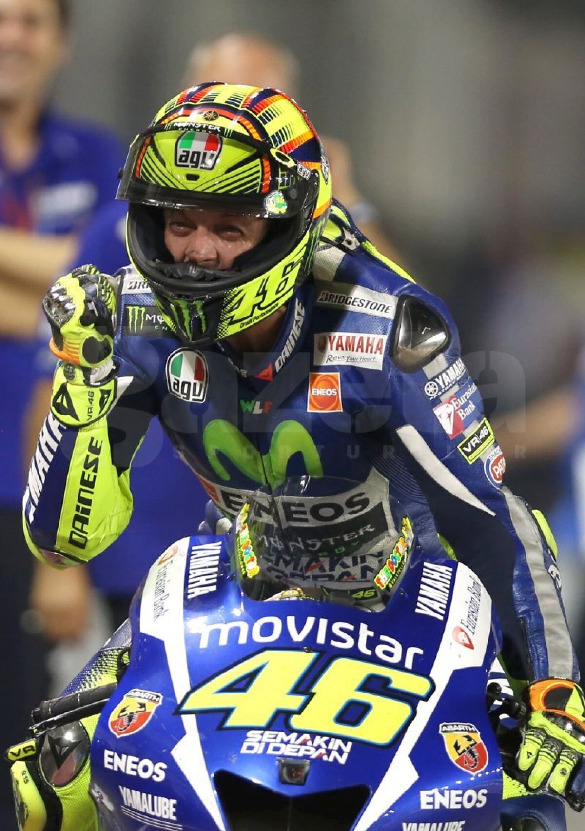 GALERIE FOTO » Început perfect în 2015 pentru Valentino Rossi » A cîştigat marele Premiu al Qatarului. Marc Marquez s-a clasat pe 5!