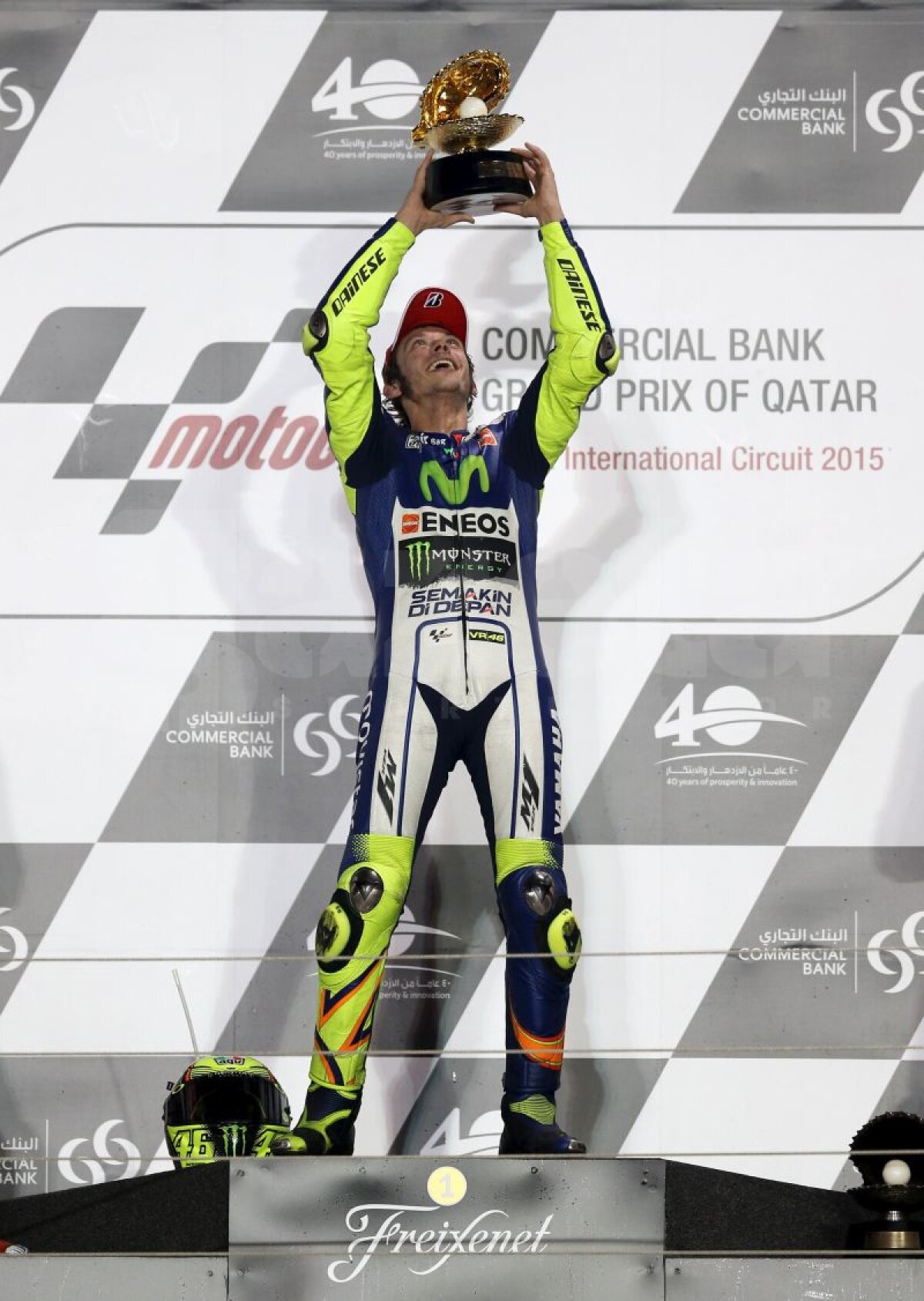 GALERIE FOTO » Început perfect în 2015 pentru Valentino Rossi » A cîştigat marele Premiu al Qatarului. Marc Marquez s-a clasat pe 5!