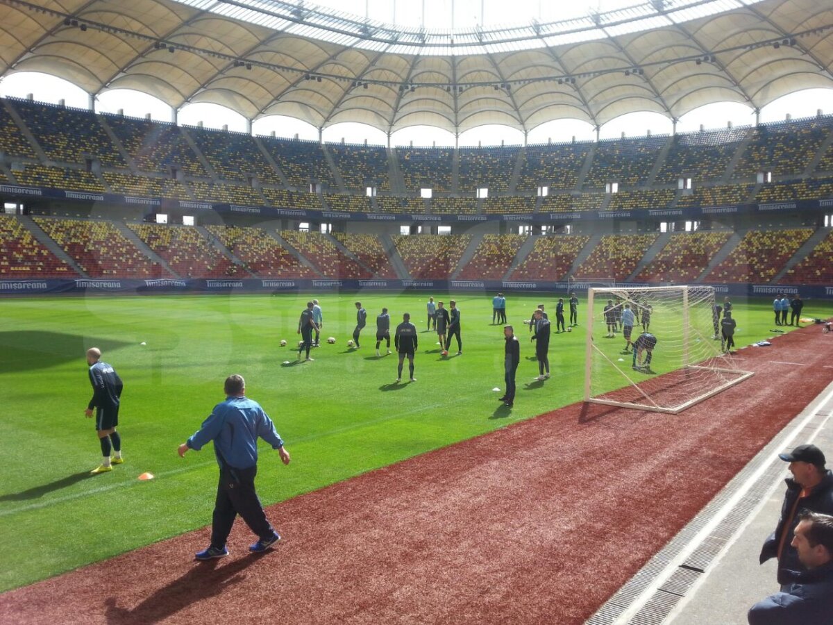 GALERIE FOTO Un singur stelist a lipsit de la antrenamentul de azi al lui Costel Gâlcă » Ce se întîmplă cu Giedrius Arlauskis