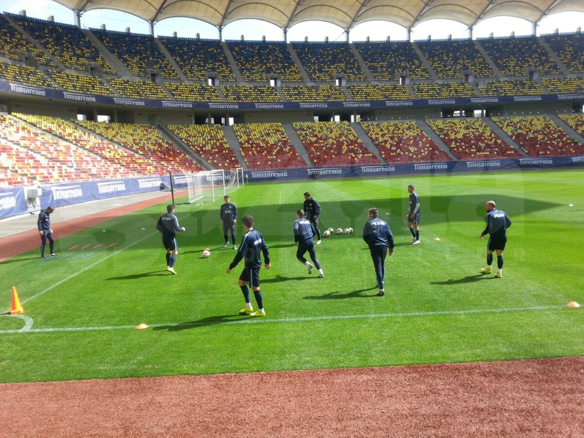 GALERIE FOTO Un singur stelist a lipsit de la antrenamentul de azi al lui Costel Gâlcă » Ce se întîmplă cu Giedrius Arlauskis