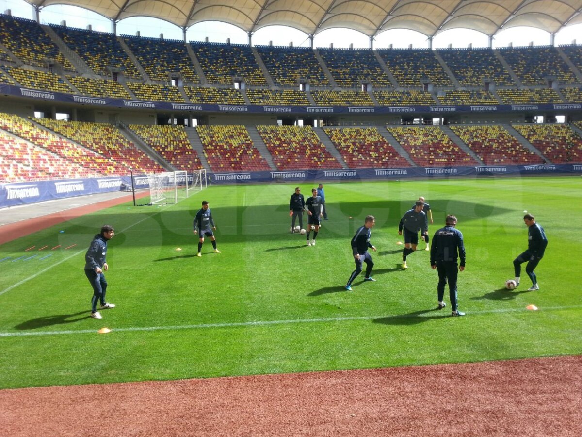 GALERIE FOTO Un singur stelist a lipsit de la antrenamentul de azi al lui Costel Gâlcă » Ce se întîmplă cu Giedrius Arlauskis