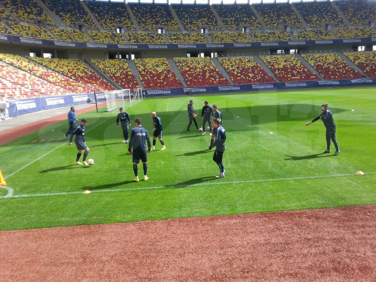 GALERIE FOTO Un singur stelist a lipsit de la antrenamentul de azi al lui Costel Gâlcă » Ce se întîmplă cu Giedrius Arlauskis