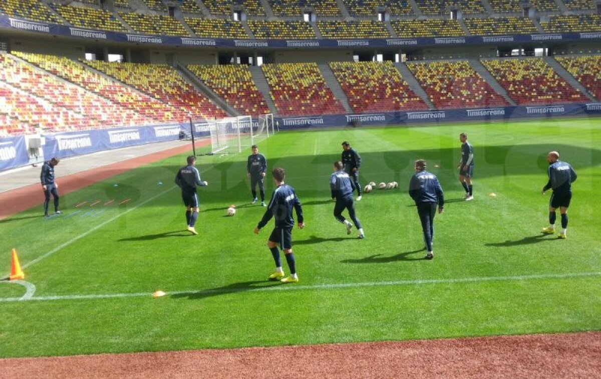 GALERIE FOTO Un singur stelist a lipsit de la antrenamentul de azi al lui Costel Gâlcă » Ce se întîmplă cu Giedrius Arlauskis