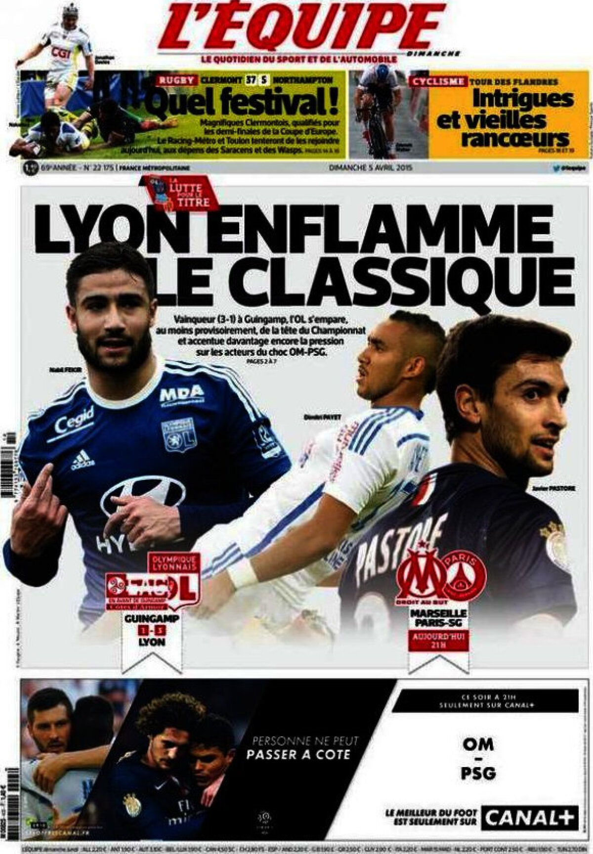 Ce scriu azi ziarele de sport din Europa (5 aprilie 2015)