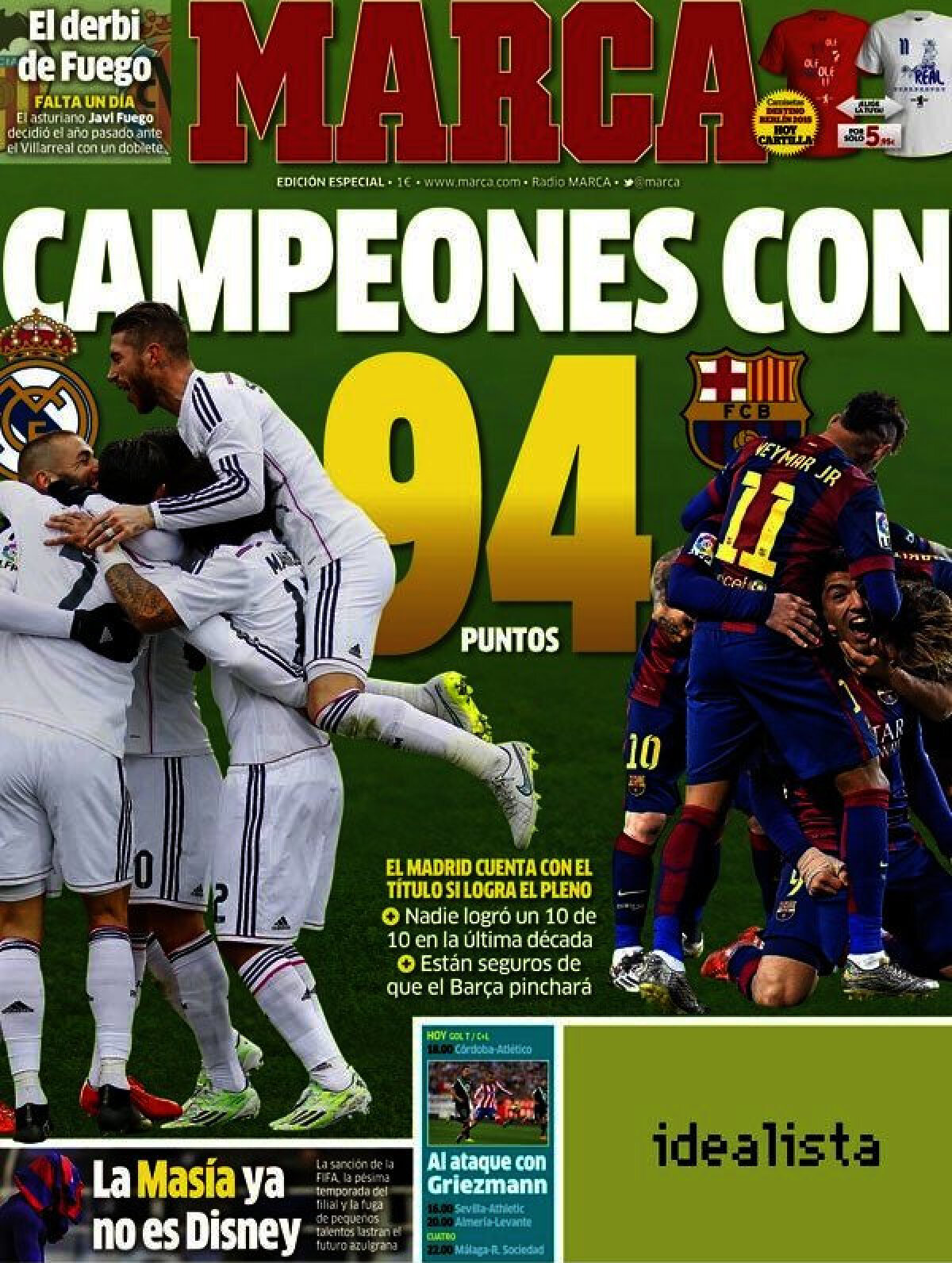 Ce scriu azi ziarele de sport din Europa (5 aprilie 2015)