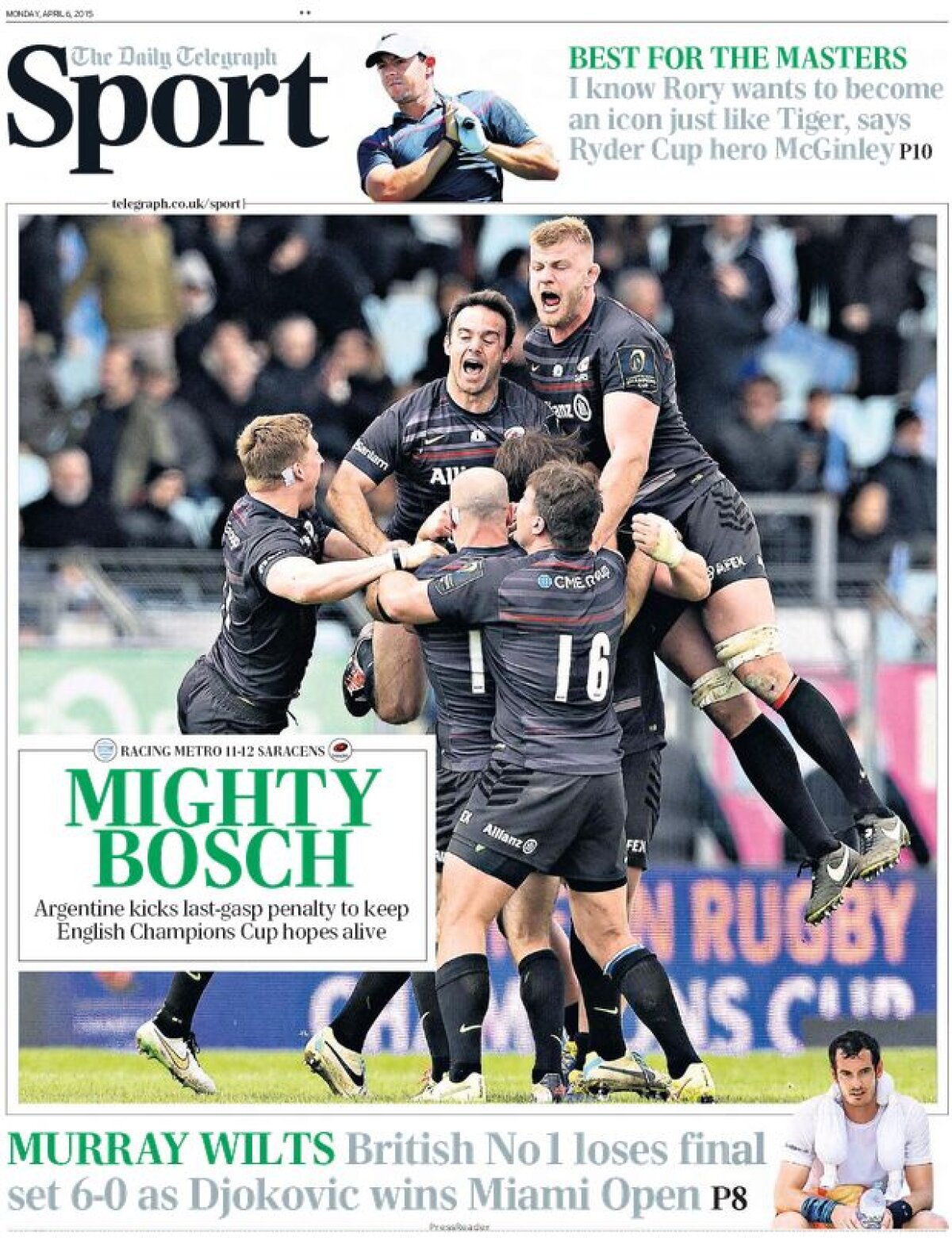 Ce scriu azi ziarele de sport din lume (06.04.2015)