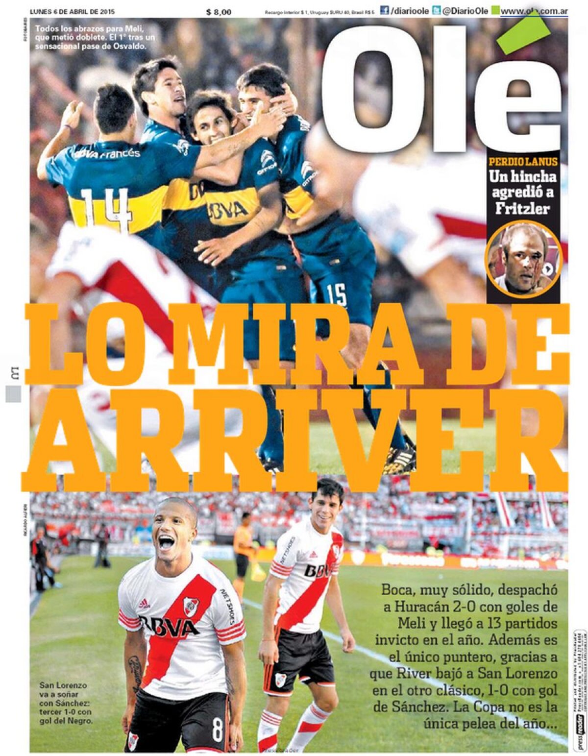 Ce scriu azi ziarele de sport din lume (06.04.2015)