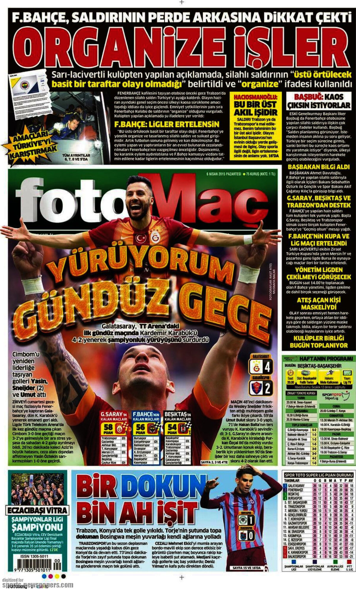 Ce scriu azi ziarele de sport din lume (06.04.2015)