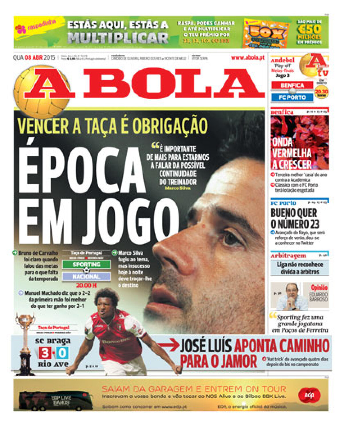 Ce scriu azi ziarele de sport din lume - 08.04.2015