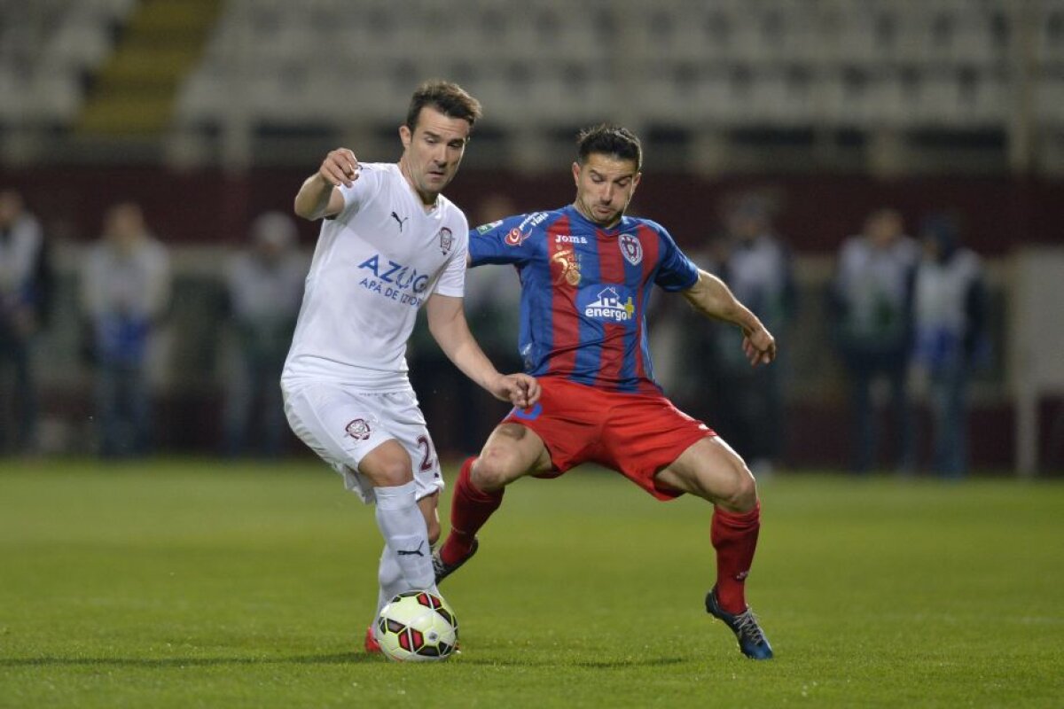 FOTO  Rapid - ASA Tîrgu Mureş 1-2 » Liviu Ciobotariu s-a răfuit cu galeria giuleştenilor