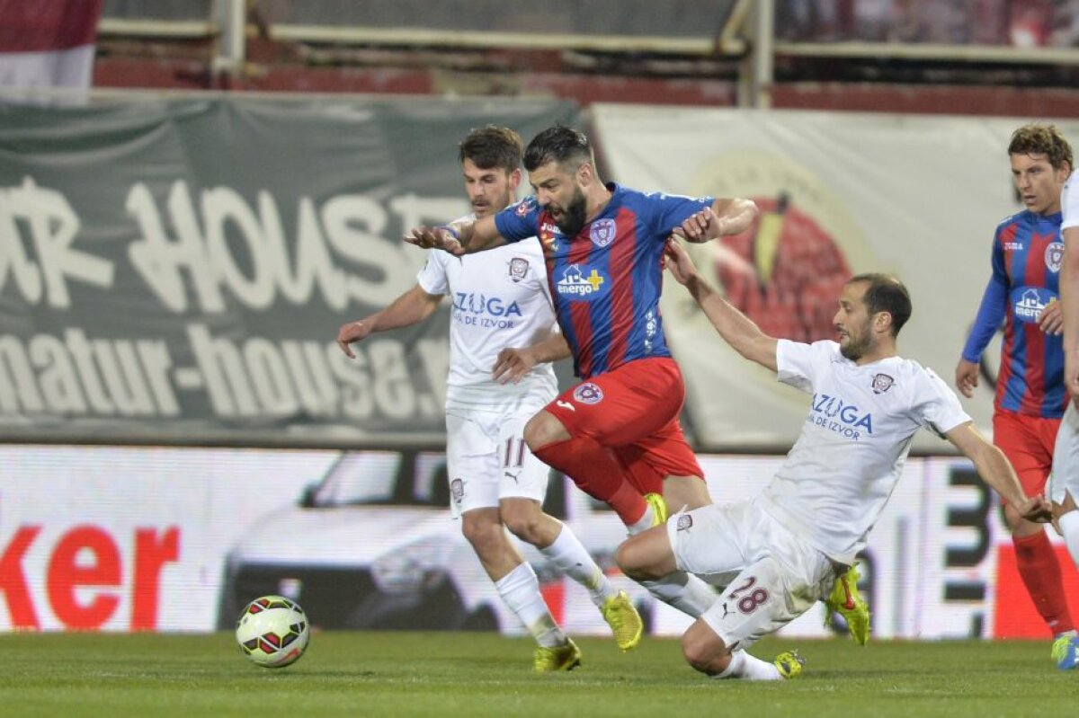 FOTO  Rapid - ASA Tîrgu Mureş 1-2 » Liviu Ciobotariu s-a răfuit cu galeria giuleştenilor