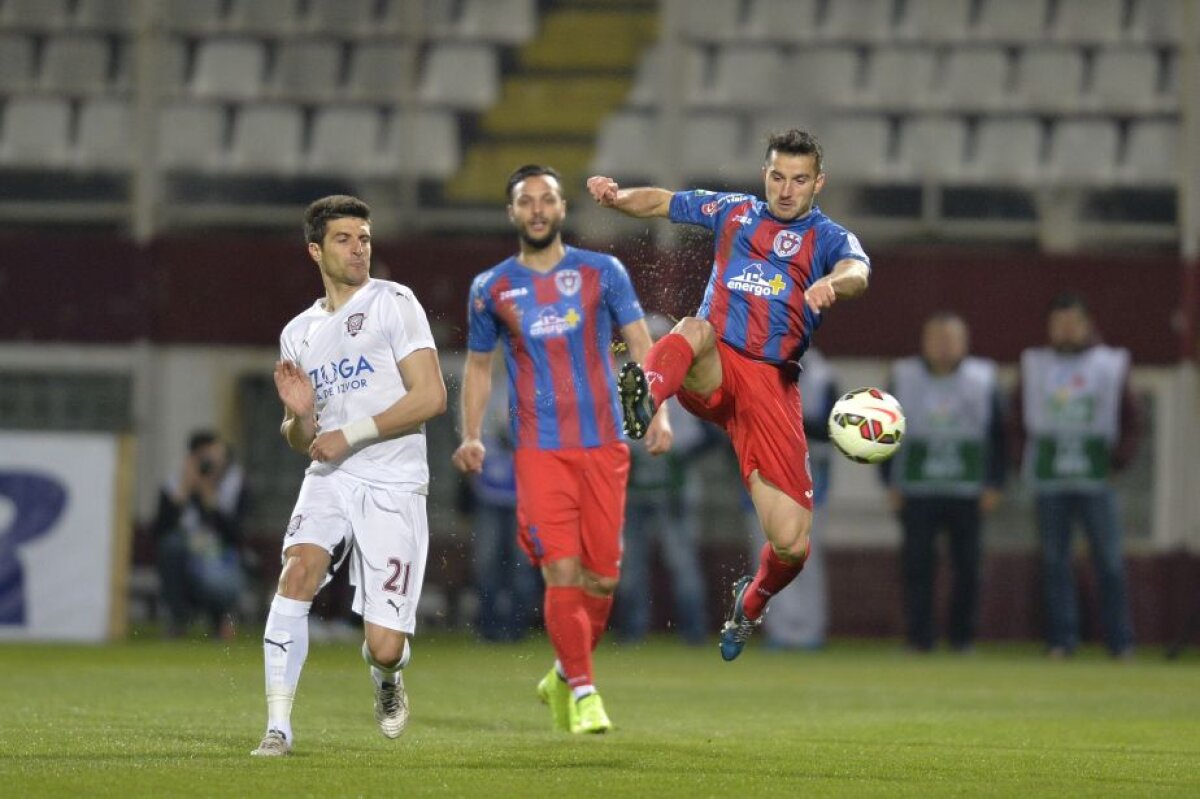 FOTO  Rapid - ASA Tîrgu Mureş 1-2 » Liviu Ciobotariu s-a răfuit cu galeria giuleştenilor