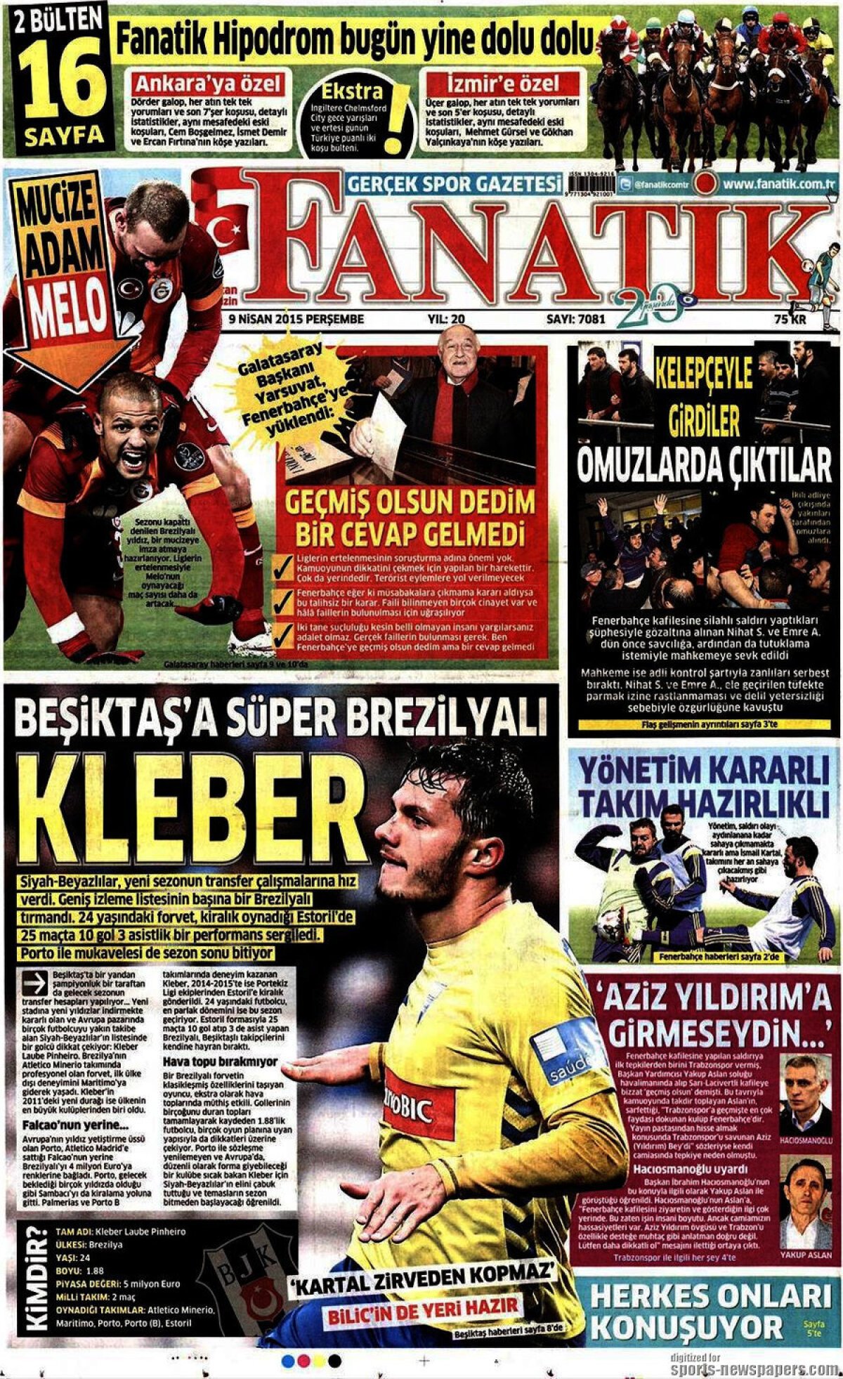 Ce scriu azi ziarele de sport din Europa (9 aprilie 2015)