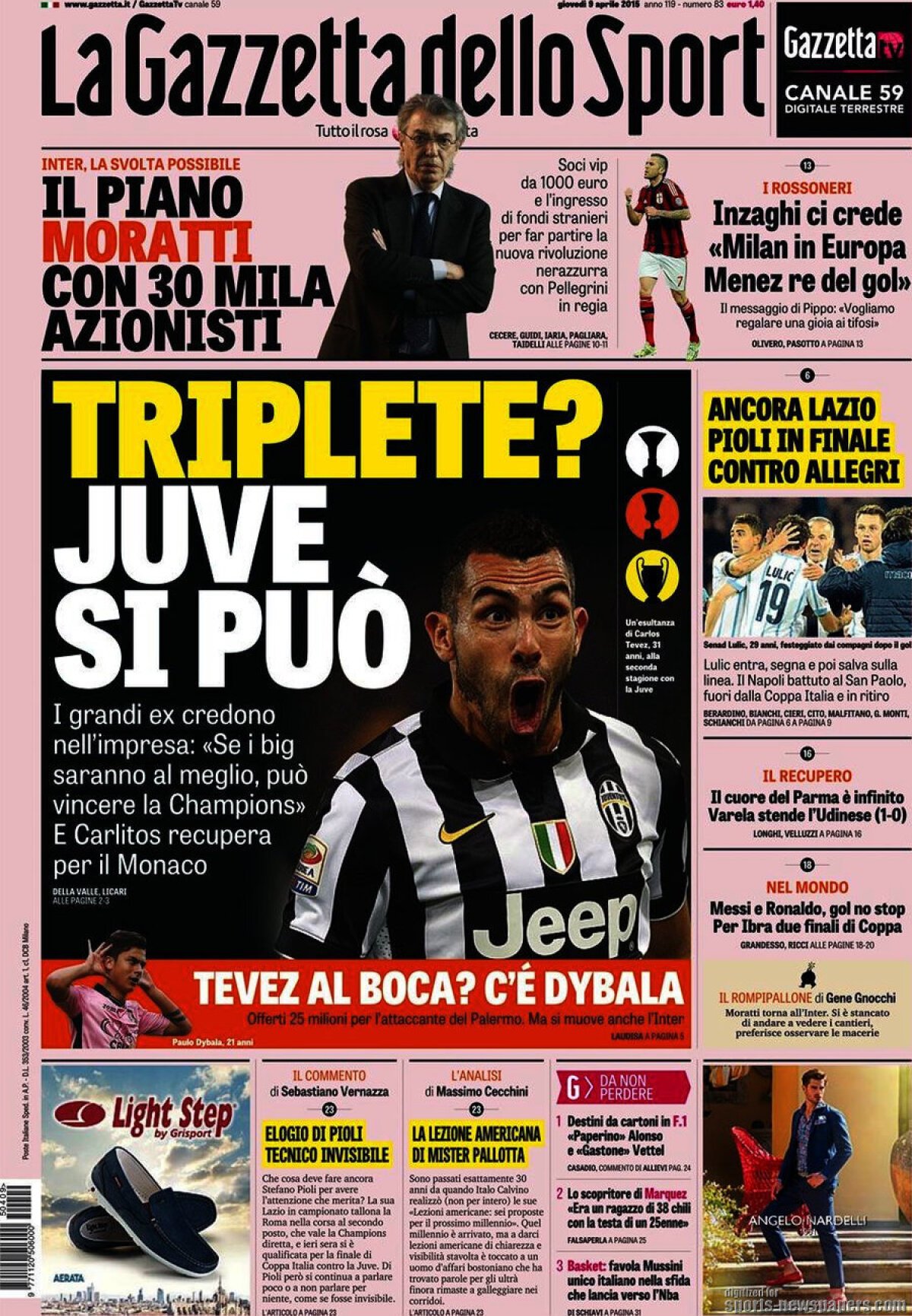 Ce scriu azi ziarele de sport din Europa (9 aprilie 2015)