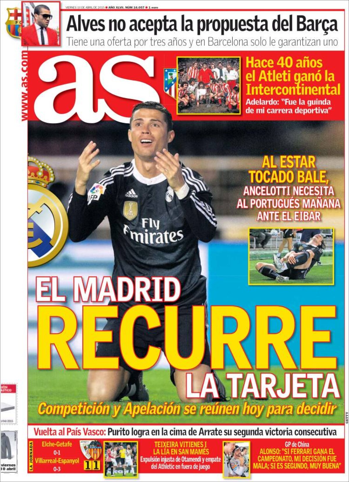 Ce scriu azi ziarele de sport din Europa (10 aprilie 2015)