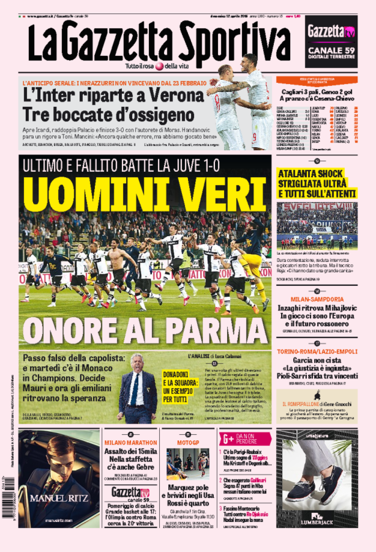 Ce scriu azi ziarele de sport din Europa (12 aprilie 2015)