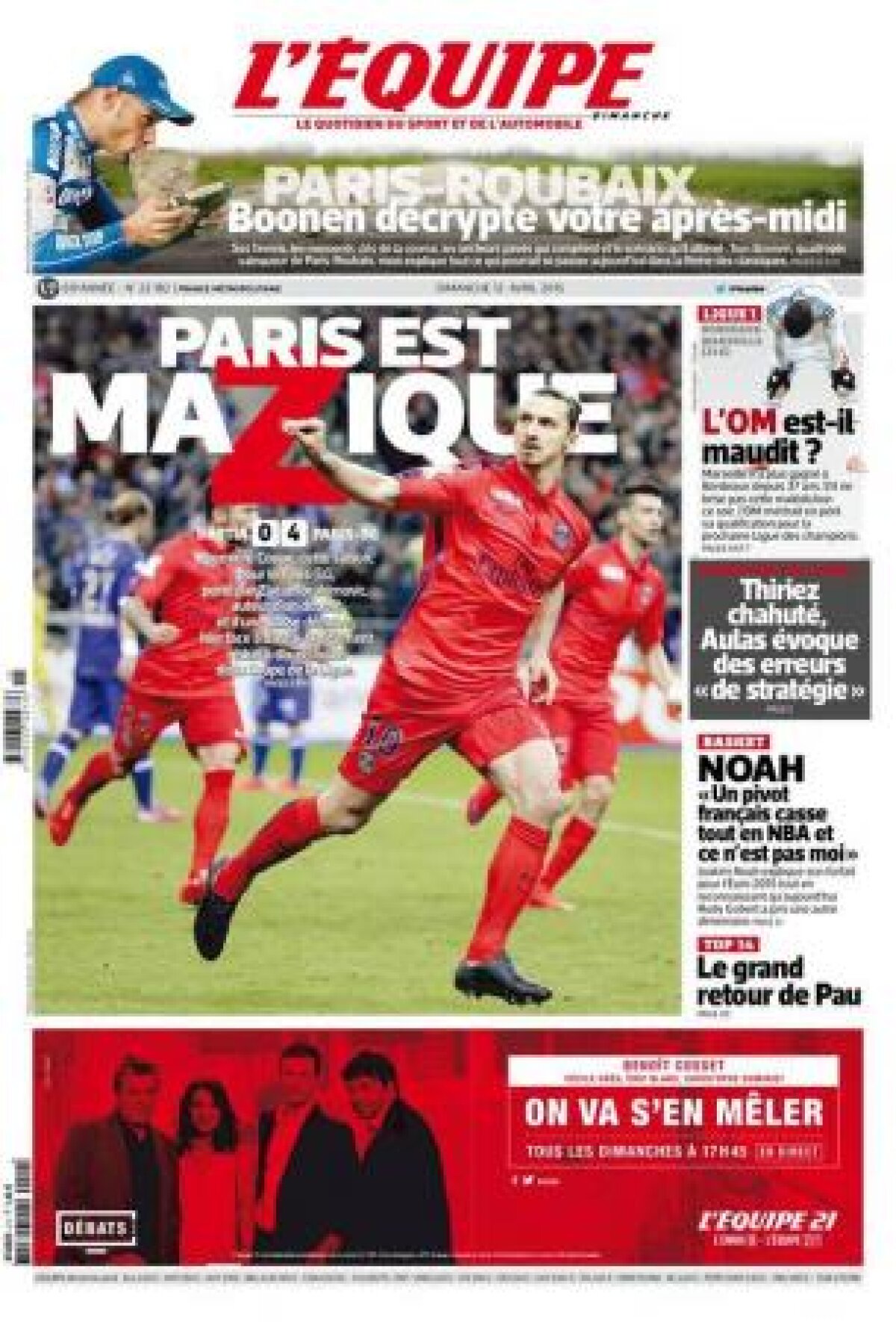 Ce scriu azi ziarele de sport din Europa (12 aprilie 2015)